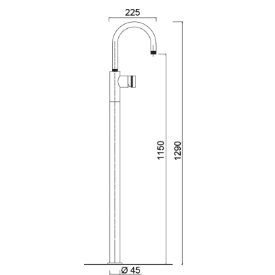Giulini Myring Deluxe змішувач для раковини MR0090DL