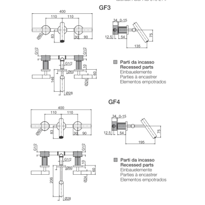 Falper Cilindro Змішувач до раковини GF4