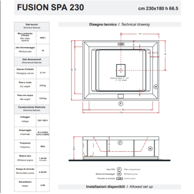 Treesse Fusion Spa 230 (Gost) міні-басейн 