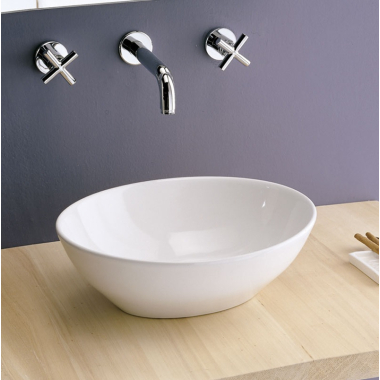Scarabeo Thin-Line Ovo раковина накладна 41cм 8011