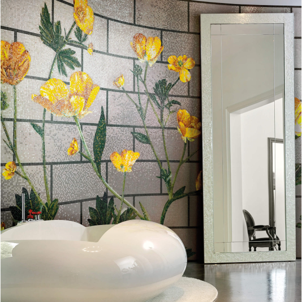 Bisazza Flora Ranunculus мозаїка панно