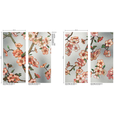 Bisazza Flora Peachtree мозаїка панно