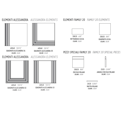 Керамічна плитка для стін La Diva - Alessandra