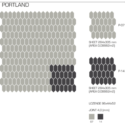 Top Cer плитка для стін та підлоги, модель PORTLAND