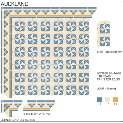 Top Cer плитка для стін та підлоги, модель Auckland