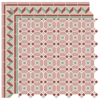 Top Cer плитка для стін та підлоги, модель Bergen Pink
