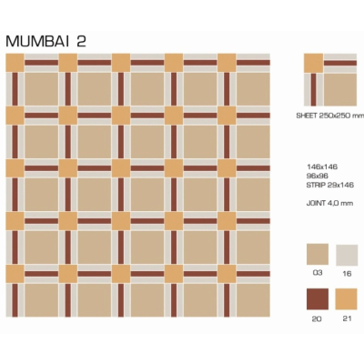 Top Cer плитка для стін та підлоги, модель Mumbai 2
