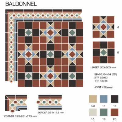 Top Cer плитка для стін та підлоги, модель Baldonnel