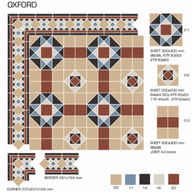 Top Cer плитка для стін та підлоги, модель Oxford