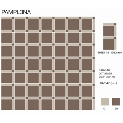 Top Cer плитка для стін та підлоги, модель Pamplona