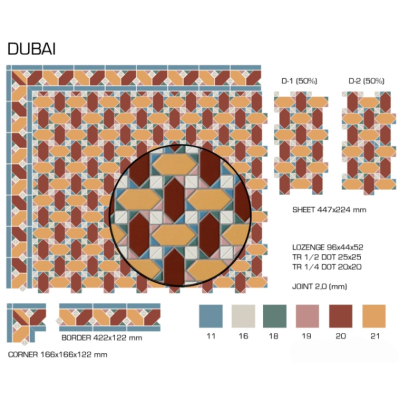 Top Cer плитка для стін та підлоги, модель Dubai