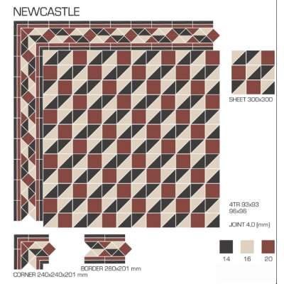 Top Cer плитка для стін та підлоги, модель NewCastle