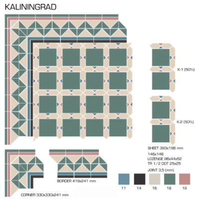 Top Cer плитка для стін та підлоги, модель Kalinin