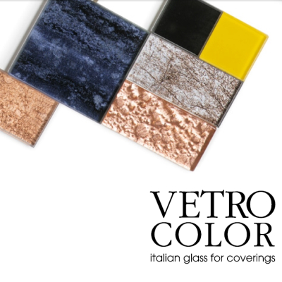 Vetro Color Glass mosaic плитка мозаїка скляна Gold