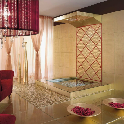 Vetro Color Glass mosaic плитка мозаїка скляна Gold