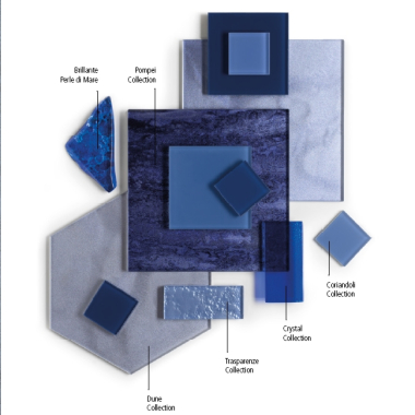 Vetro Color Glass mosaic плитка мозаїка скляна Blue