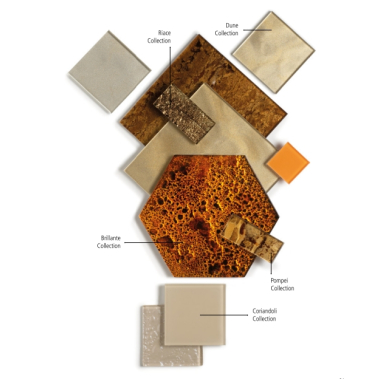 Vetro Color Glass mosaic плитка мозаїка скляна Bronzo