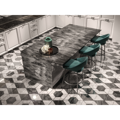 Vetro Color Glass mosaic плитка мозаїка скляна Nero