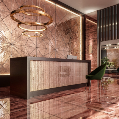 Vetro Color Glass mosaic плитка мозаїка скляна Rosso