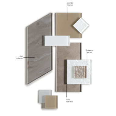 Vetro Color Glass mosaic плитка мозаїка скляна Beige