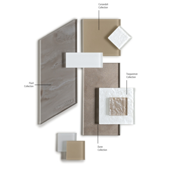 Vetro Color Glass mosaic плитка мозаїка скляна Beige