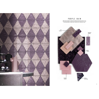 Vetro Color Glass mosaic плитка мозаїка скляна Viola 