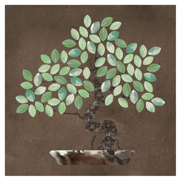 Vetro Vivo Glass mosaic Alberti мозаїка скляна Bonsai Verde