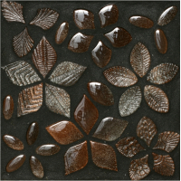 Vetro Vivo Glass mosaic Foglie мозаїка скляна Marrone Vetro Vivo Glass mosaic Foglie мозаїка скляна Marrone