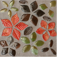 Vetro Vivo Glass mosaic Foglie мозаїка скляна Summer
