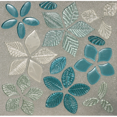 Vetro Vivo Glass mosaic Foglie мозаїка скляна Crystal