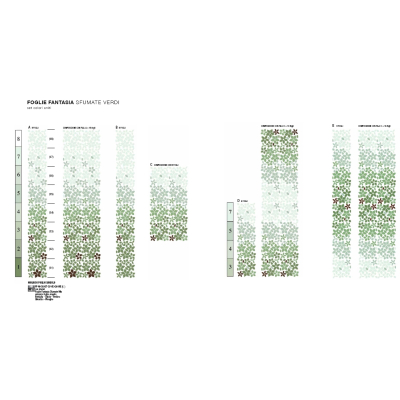 Vetro Vivo Glass mosaic Foglie мозаїка скляна Verde