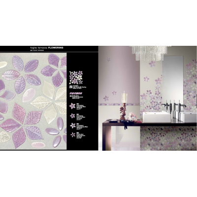 Vetro Vivo Glass mosaic Foglie мозаїка скляна Verde