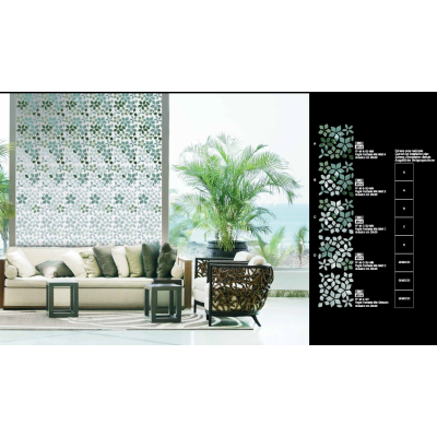 Vetro Vivo Glass mosaic Foglie мозаїка скляна Verde