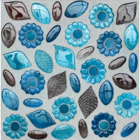 Vetro Vivo Glass mosaic Margherite мозаїка скляна Vetro Vivo Glass mosaic Margherite мозаїка скляна
