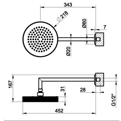 Gessi Shower душова лійка 63448