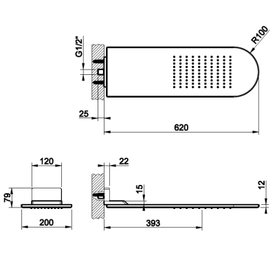 Gessi Shower душова лійка 45163