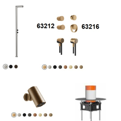 Gessi Outdoor вуличный душ 63203/63204