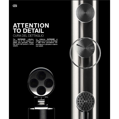 Gessi Outdoor вуличный душ 63203/63204