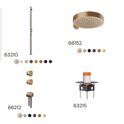 Gessi Outdoor Origini вуличный душ 63210