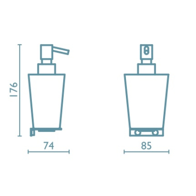 Bagno&Associati Elle дозатор настінний LL128/51