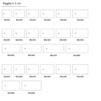 Nic Design Foglio душовий піддон керамічний H3см
