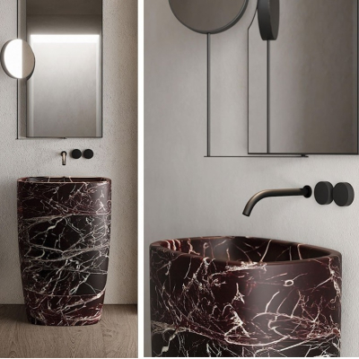 Nic Design Stones Milk  раковина підлогова мармур