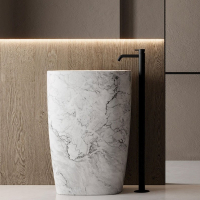 Nic Design Stones Milk раковина підлогова мармур Nic Design Stones Milk раковина підлогова мармур