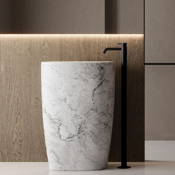 Nic Design Stones Milk  раковина підлогова мармур