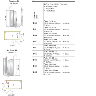 2B Box H2 душова кабіна D5