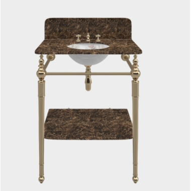Gentry Home Ophelia раковина з консоллю 65см