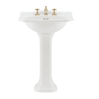Gentry Home Balasani раковина з колоною 60 см
