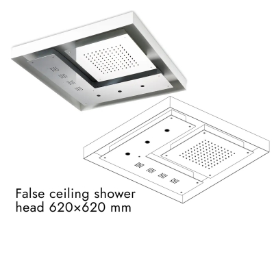 AquaElite Modula душова лійка 62*62 (SF133D)