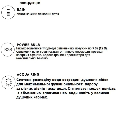 AquaElite Aqua Blue Sound душова лійка 70*40 (SF076D)