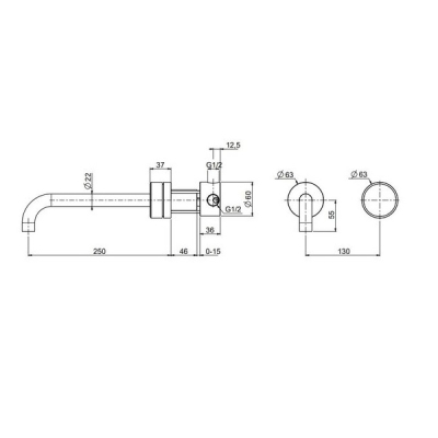 Quadro Design Stereo змішувач для раковини  16 11T